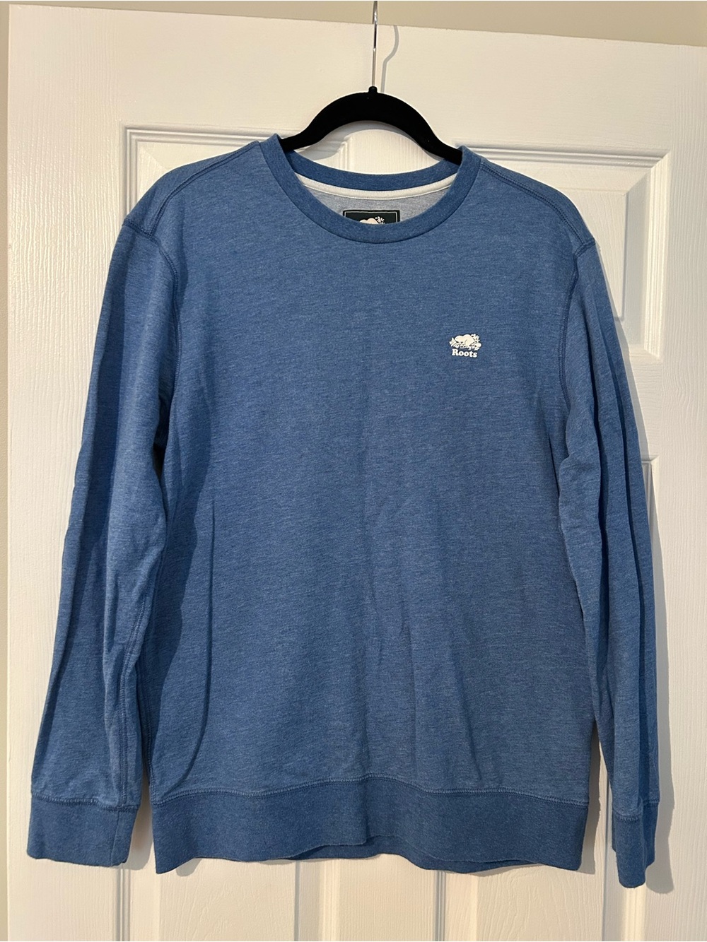 Roots Men's Crewneck Sweater - Heather Blue